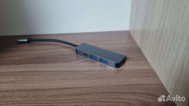 Переходник type-c hdmi (4K), usb (3.0)