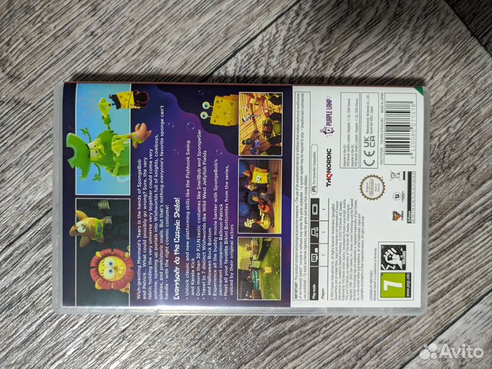 SpongeBob Nintendo switch