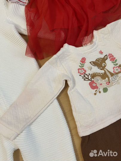 Вещи пакетом для девочки 74 80 86