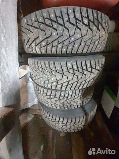 Зимняя резина hancook на штампованных дисках