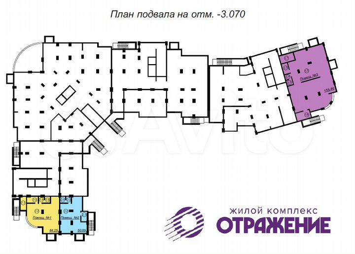 Свободного назначения, 50.89 м²