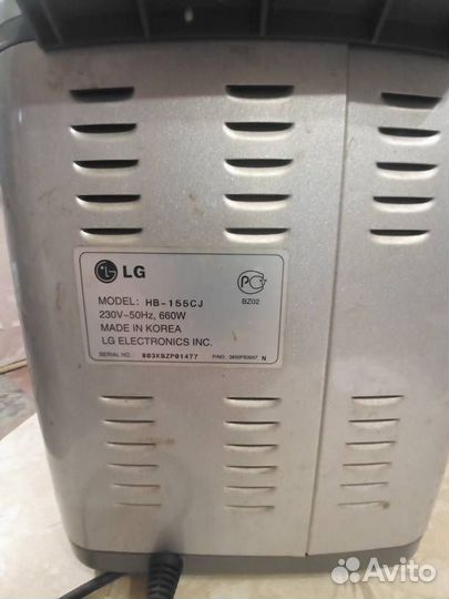 Хлебопечка LG HB-155CJ на разборку