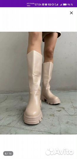 Сапоги осень весна женские 38 новые