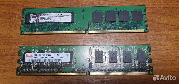 Оперативная память DDR2 1 гб 2 гб