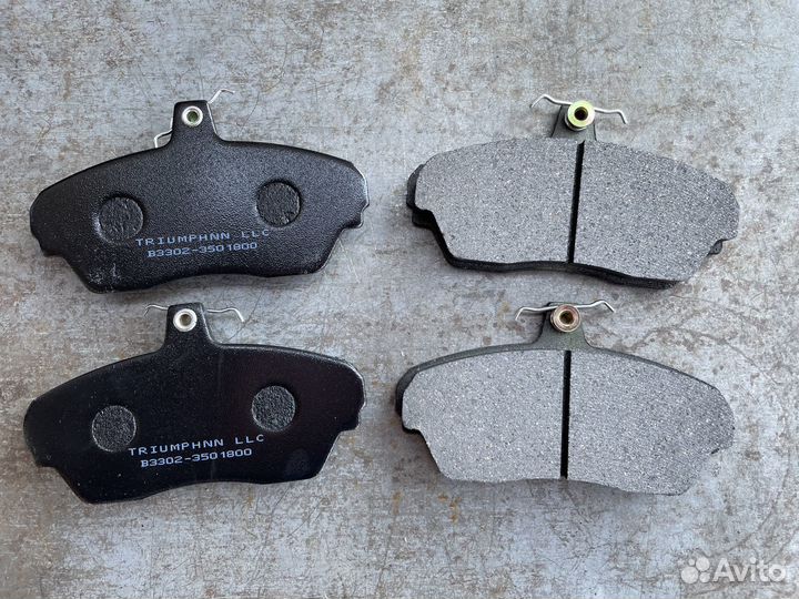 Колодки тормозные передние Газель