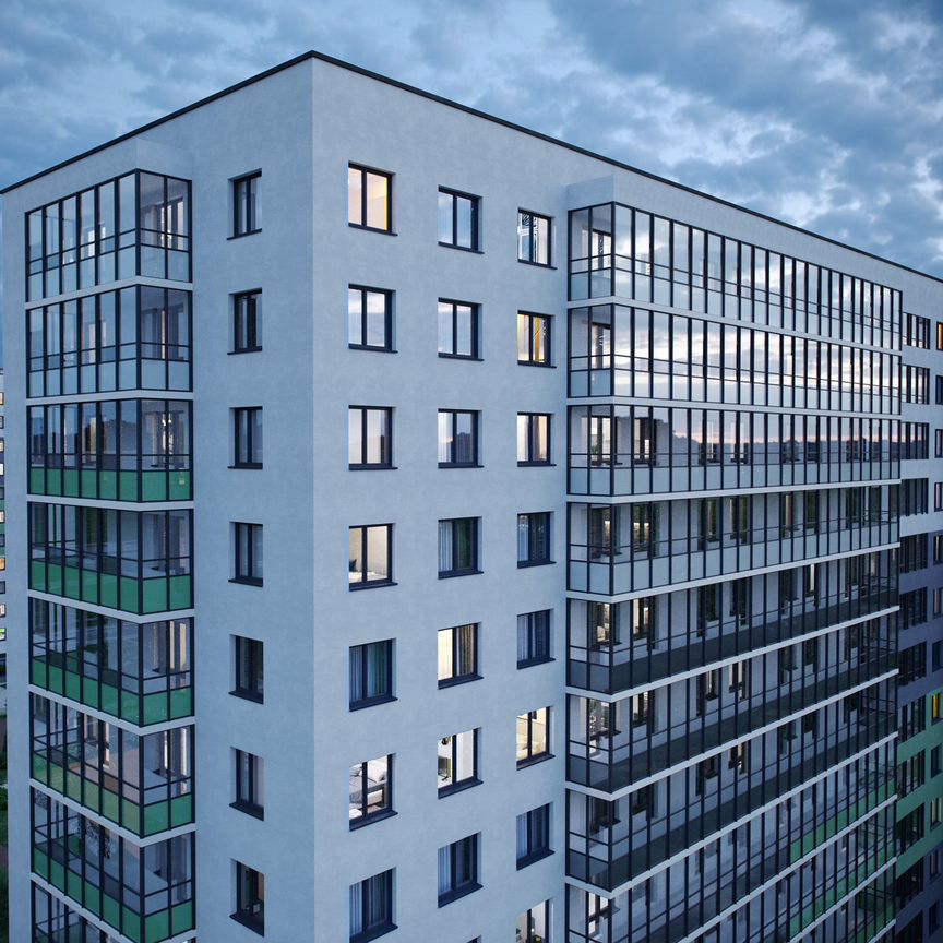 1-к. квартира, 39 м², 4/12 эт.