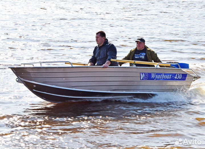 Новая алюминиевая моторная лодка Wyatboat 430М