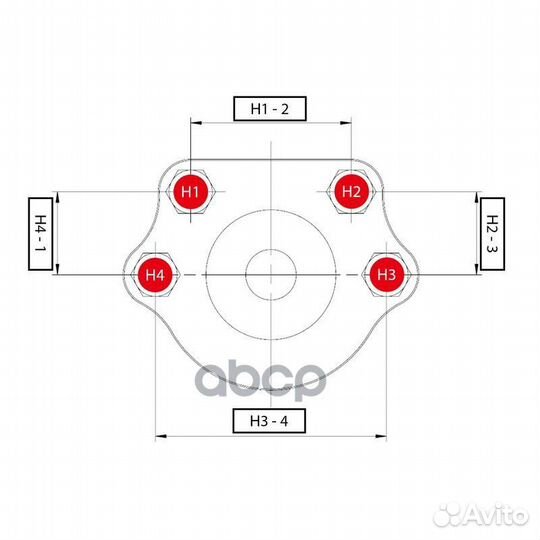 CBN-11 Опора шаровая перед прав/лев CB029