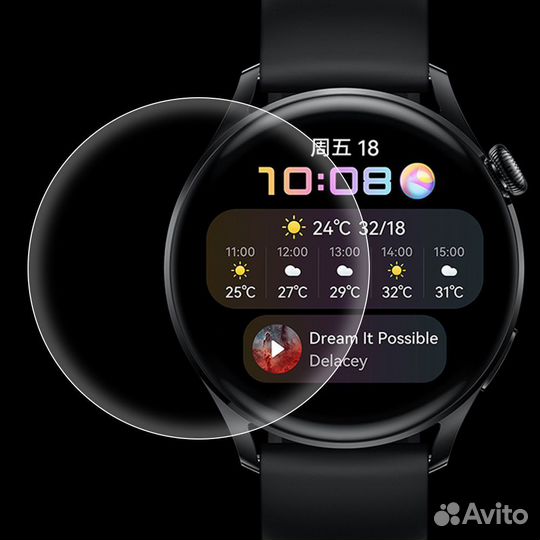 Защитная гидрогелевая пленка на смарт часы