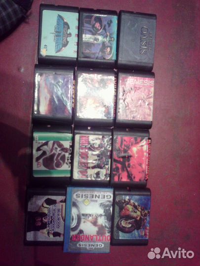Картриджи для Sega Mega Drive
