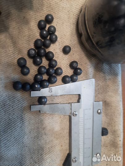 Картечь. 8мм. Катанная 2 кг. И не катанная 1.4 кг