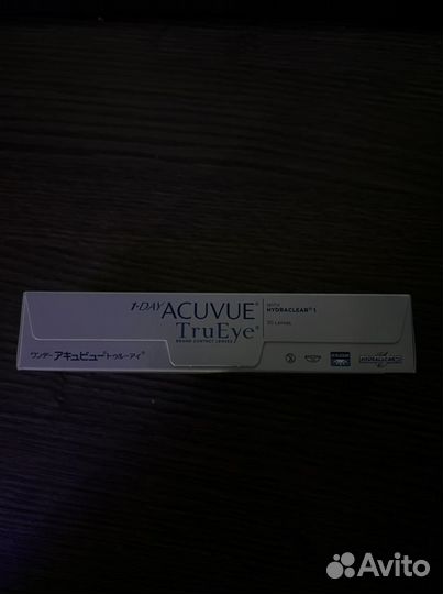 Линзы контактные acuvue забронирован