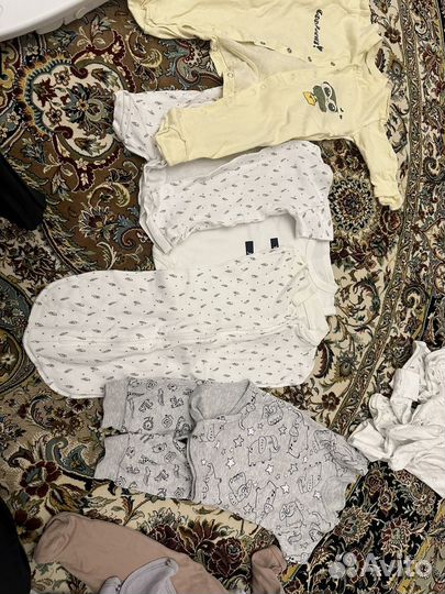 Детские вещи пакетом с рождения до 2 месяцев