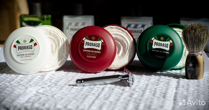 Мыло для бритья proraso 3 вида