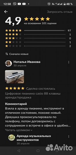 Синтезатор Yamaha p45 аренда/продажа