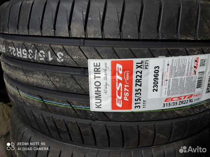 Kumho Ecsta PS71 315/35 R22 111Y