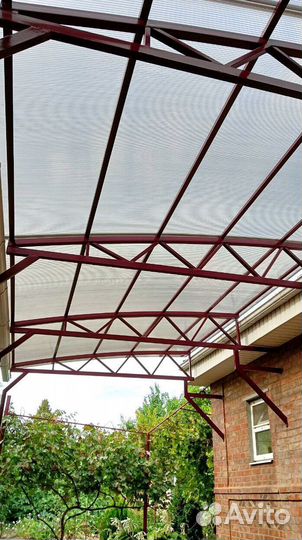 Навес под ключ 