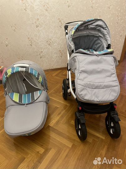 Коляска 2 в 1 bebe mobile toscana