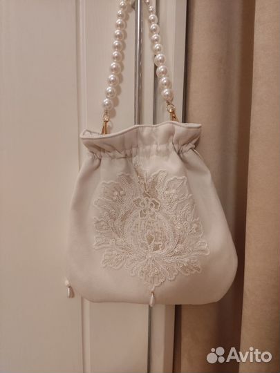 Сумка вечерняя светлая