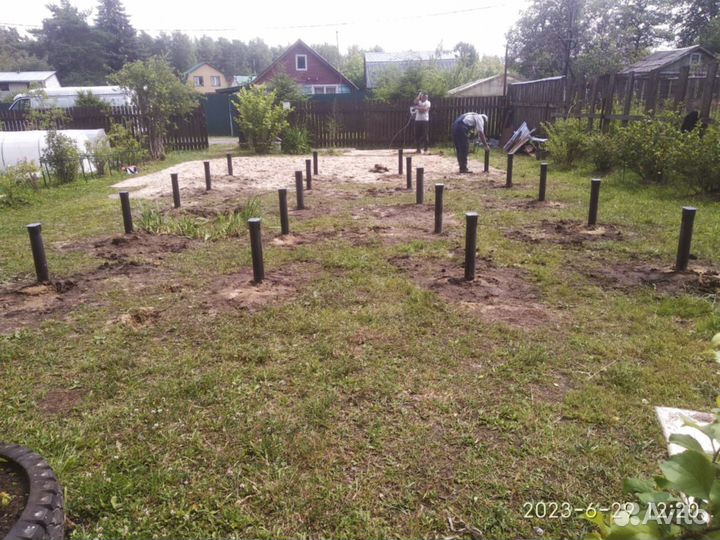 Винтовые сваи 57 - 325мм