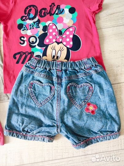 Футболки шорты Disney Minnie Mouse 110-116 см