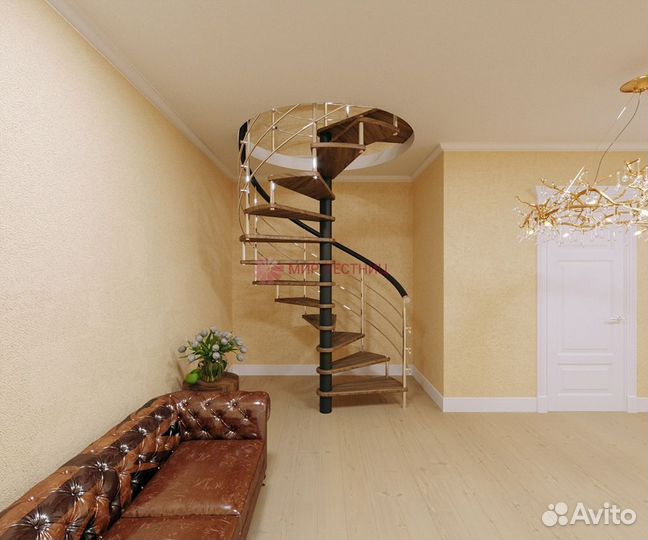 Винтовая лестница Spiral trinity D 180