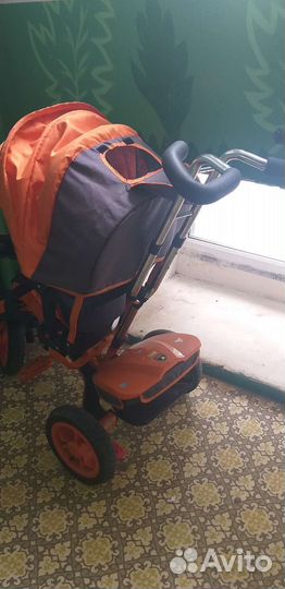 Детский велосипед с ручкой бу