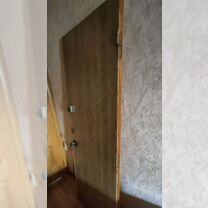Дверь входная деревянная бу,80200см