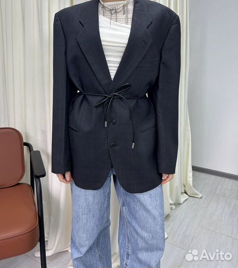 Винтажный пиджак женский 44 S