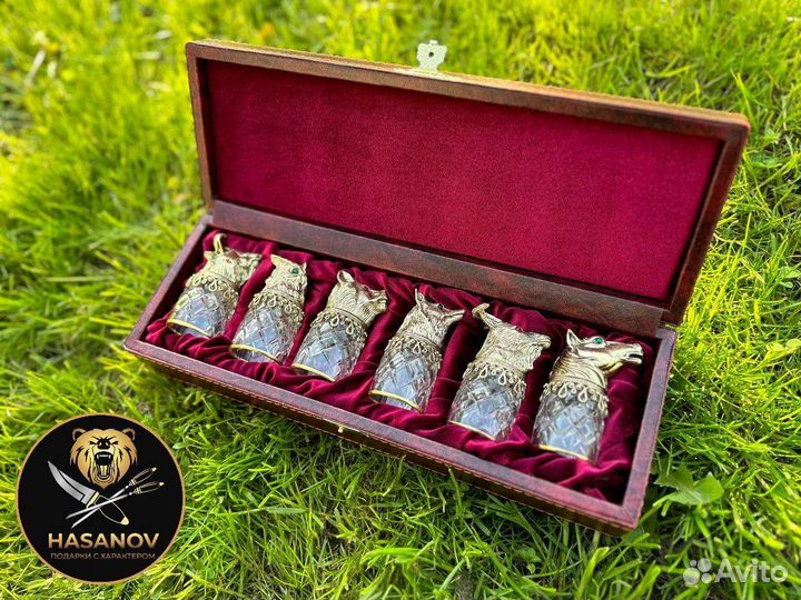 Рюмки перевертыши из хрусталя