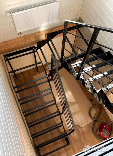 Забежная лестница с установкой