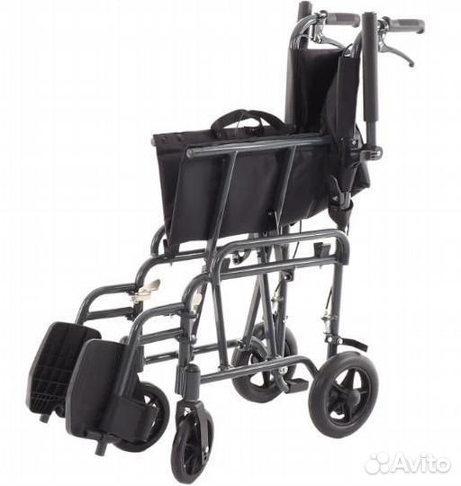 Кресло-каталка складная увеличенного размера MK280