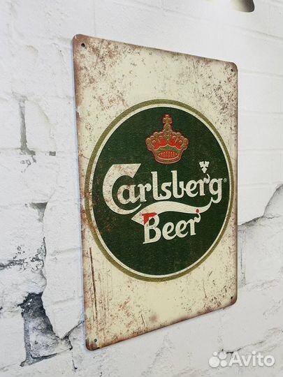 Декор на стену табличка Carlsberg Beer