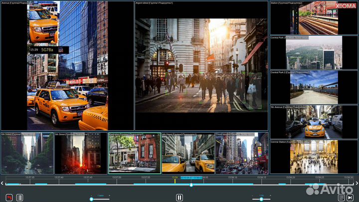 Программа для видеонаблюдения Xeoma Standard 64к