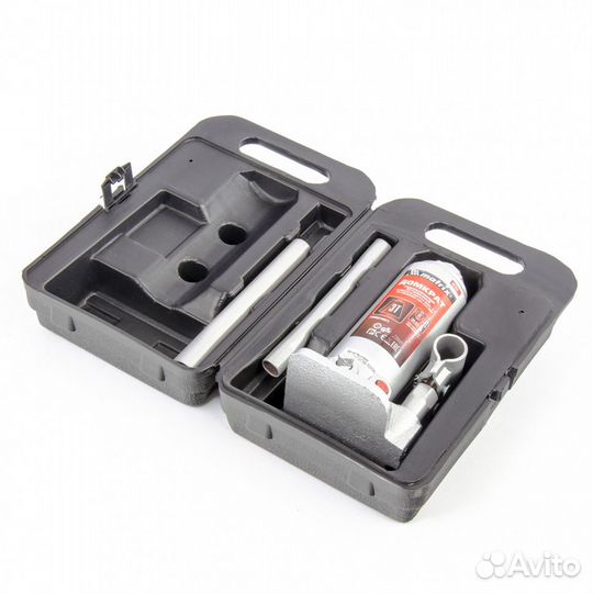 Домкрат гидравлический бутылочный 3 Тонны в кейсе