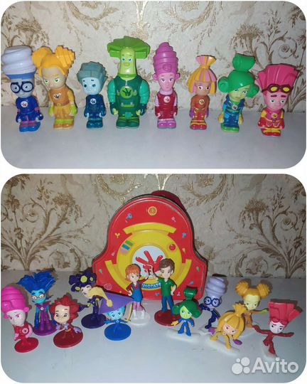 Фиксики фигурки и фиксики для ванны