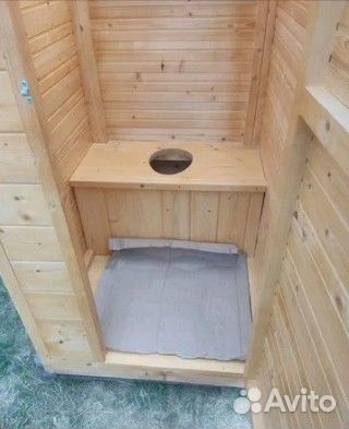 Дачный туалет, деревянный туалет