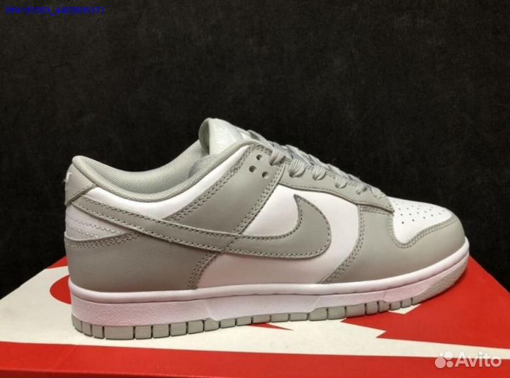 Кроссовки Nike dunk low grey fog оригинал