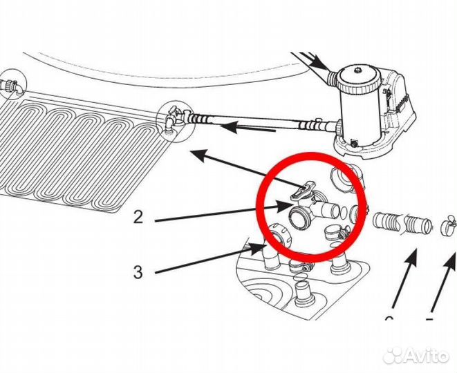 Перепускной клапан 12569 intex