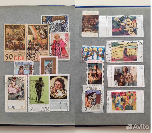 Марки искусство