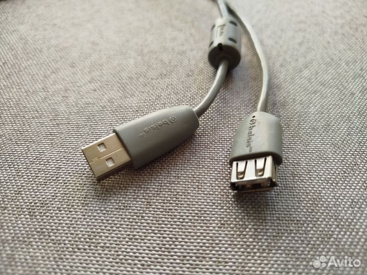 Кабель удлинитель usb belsis 28awg/2c