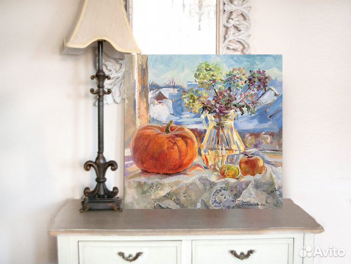 Картина маслом на холсте натюрморт