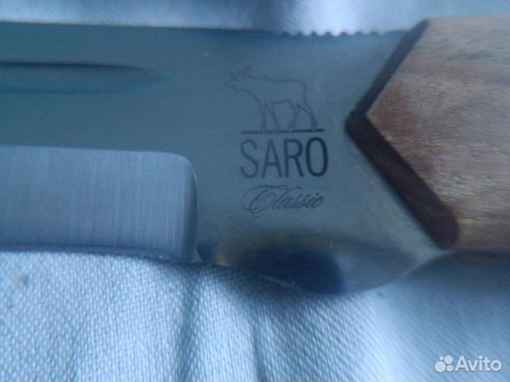 Охотничий нож с чехлом saro