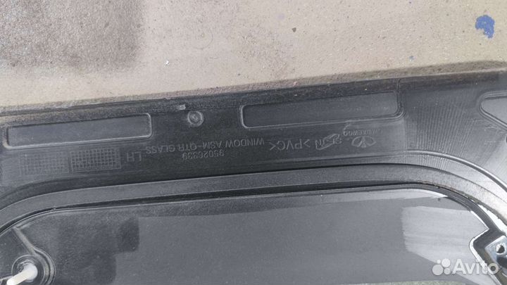 Стекло заднее левое 