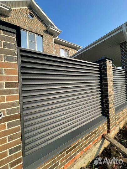 Заборы из жалюзи