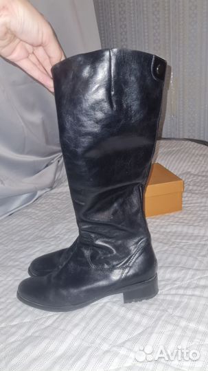 Женские сапоги натуральная кожа Freeflex б у 3 раз