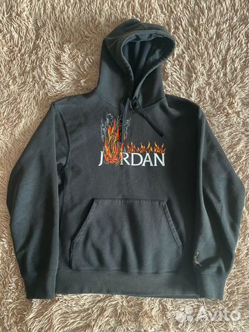 Travis scott mj fleece hoodie sale