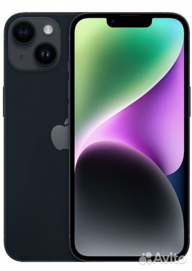 Смартфон Apple iPhone 14 128 гб (Темная ночь)