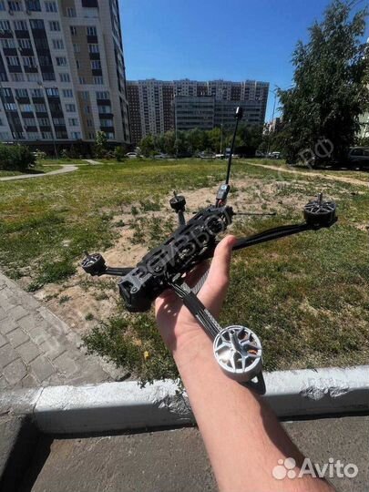 Дpoн FPV пирaнья 7 и 10 дюймoв