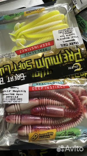 Силиконовые приманки, блесна, вертушки